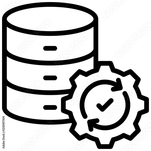 Data Recovery Outline Icon