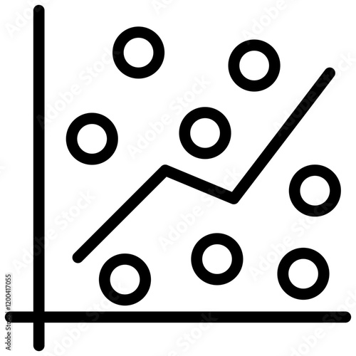 Regression Outline Icon