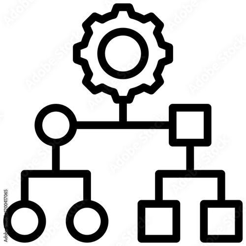 Classification Outline Icon