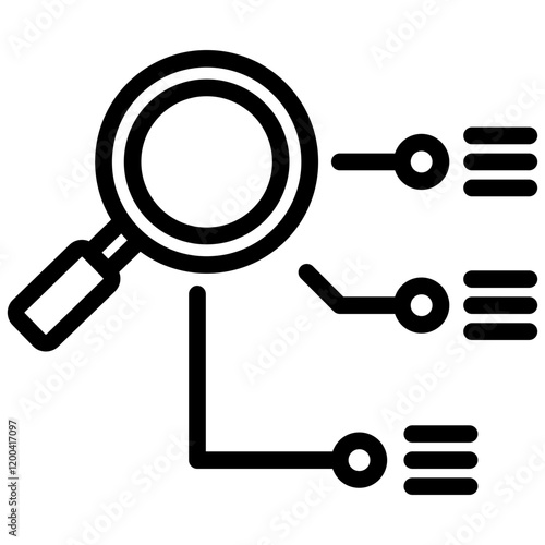 Causal Analysis Outline Icon