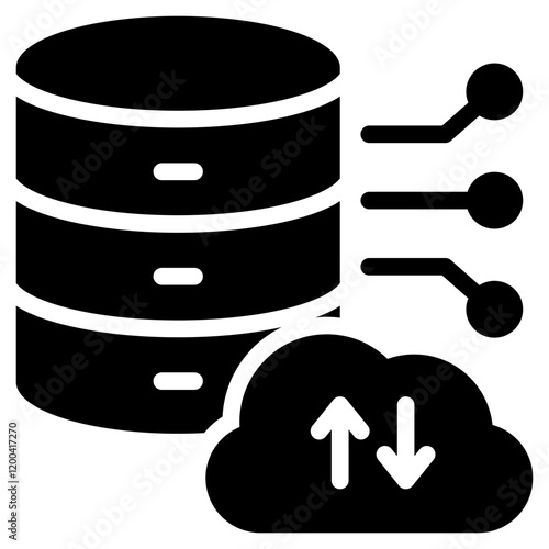 Database Glyph Icon