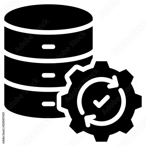 Data Recovery Glyph Icon