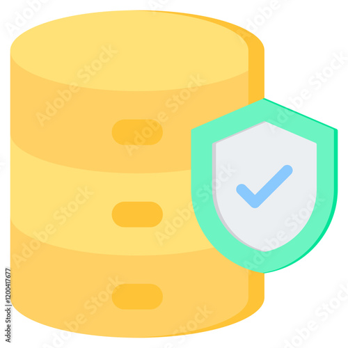 Data Integrity Flat Icon