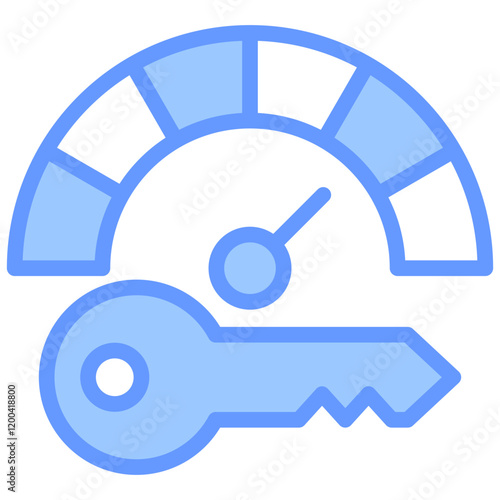 Kpi Blue Icon