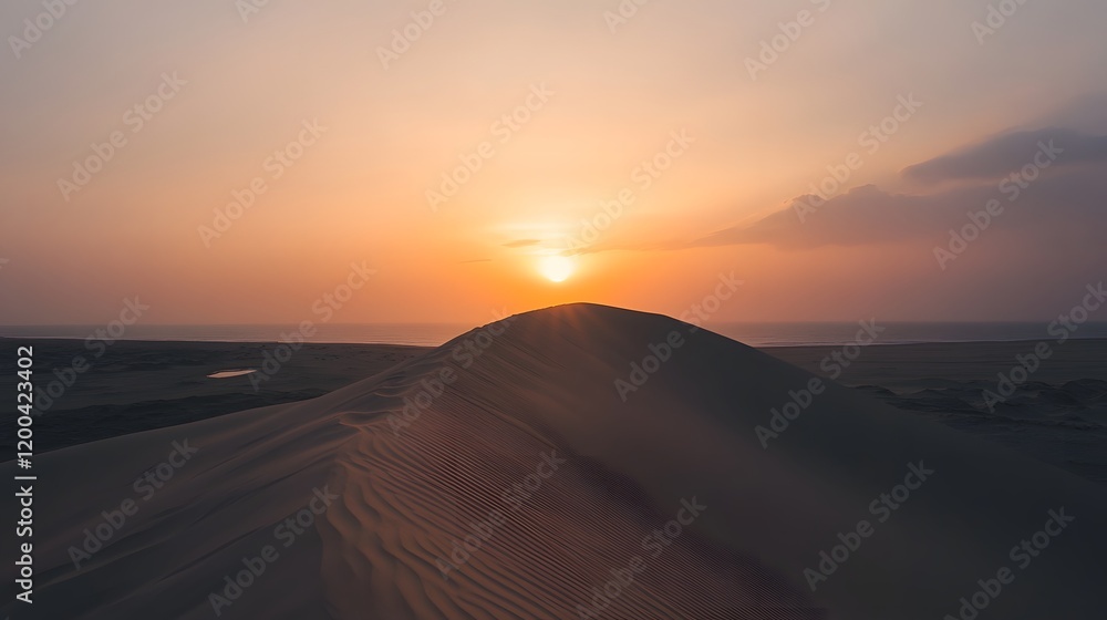 Desert sunset dune landscape scenic travel photography Desert sunset dune landscape scenic travel photography
