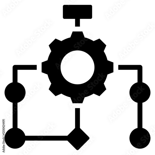 Algorithm Glyph Icon