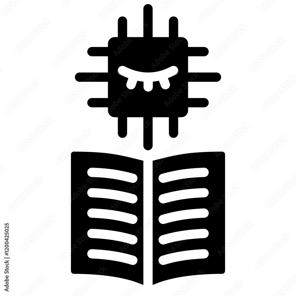 Unsupervised Learning Glyph Icon Unsupervised Learning Glyph Icon