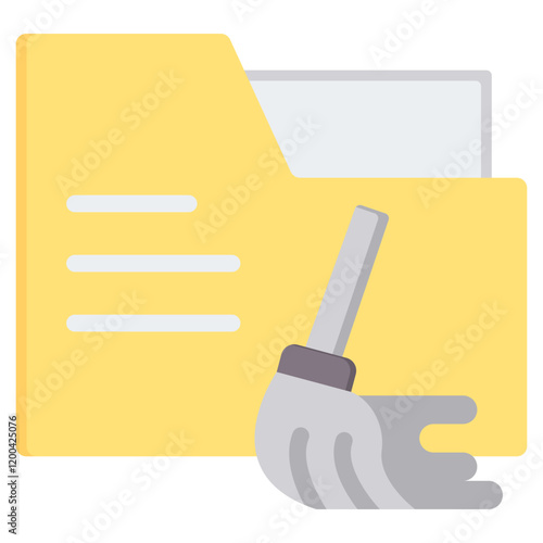 Data Cleaning Flat Icon