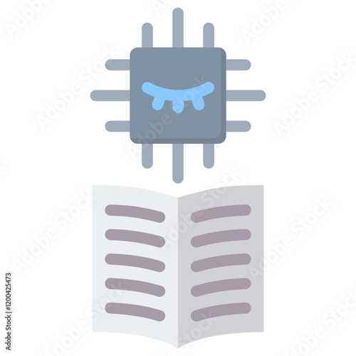 Unsupervised Learning Flat Icon