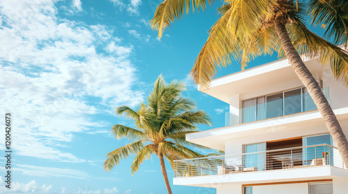 Luxurious beachfront mansion 