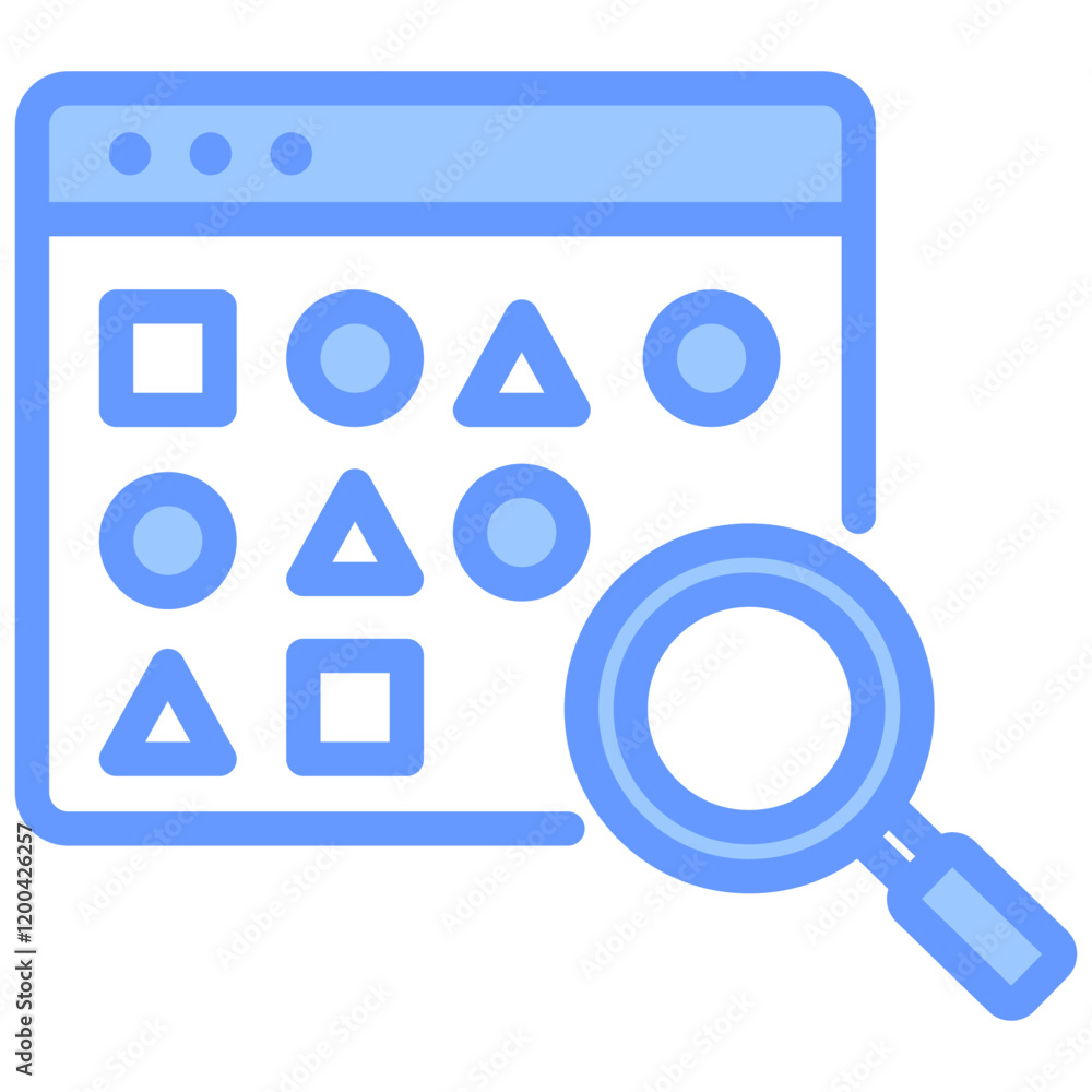 Sampling Blue Icon Sampling Blue Icon