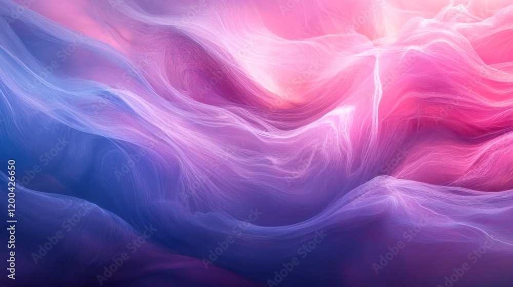 Dreamy Pastel Swirls: Abstract Background in Pink and Blue Hues Dreamy Pastel Swirls: Abstract Background in Pink and Blue Hues