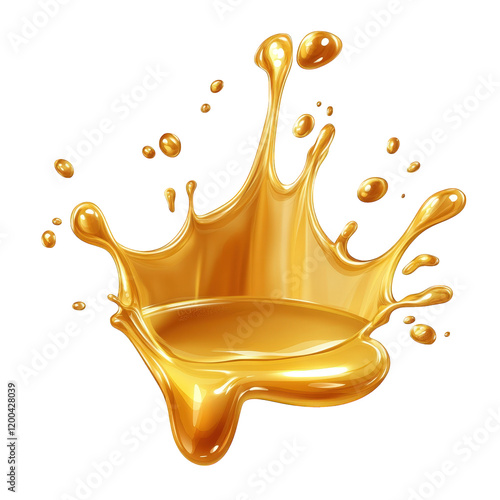 a vibrant splash of golden liquid. resembling a dynamic and fluid motion the droplets and splash shape convey a sense of energy and excitement. making it suitable for creative projects. advertisements photo