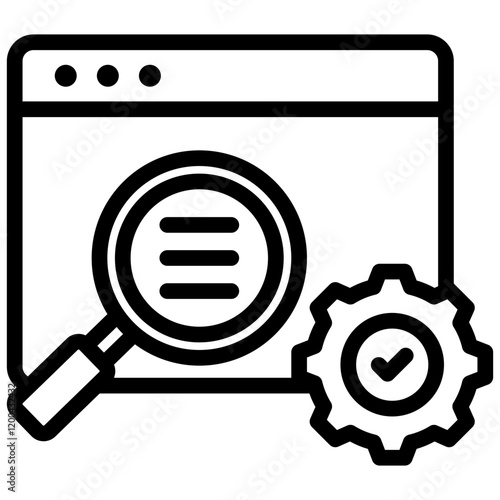 Seo Outline Icon