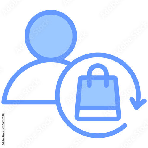 Customer Blue Icon