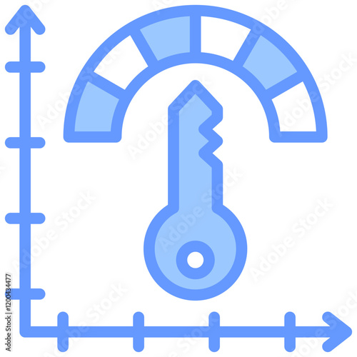 Kpi Blue Icon