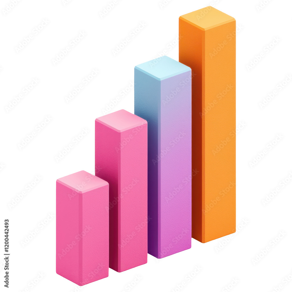 Personal finance insurance tools concept. Colorful bar graph with varying heights representing data trends. Personal finance insurance tools concept. Colorful bar graph with varying heights representing data trends.