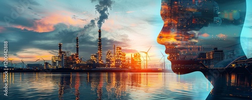 Concept of the industrialization and urbanization of the area