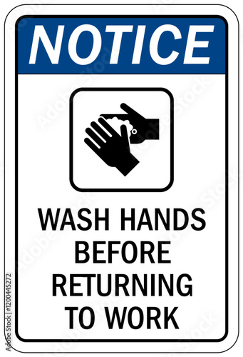 Employees must wash hands