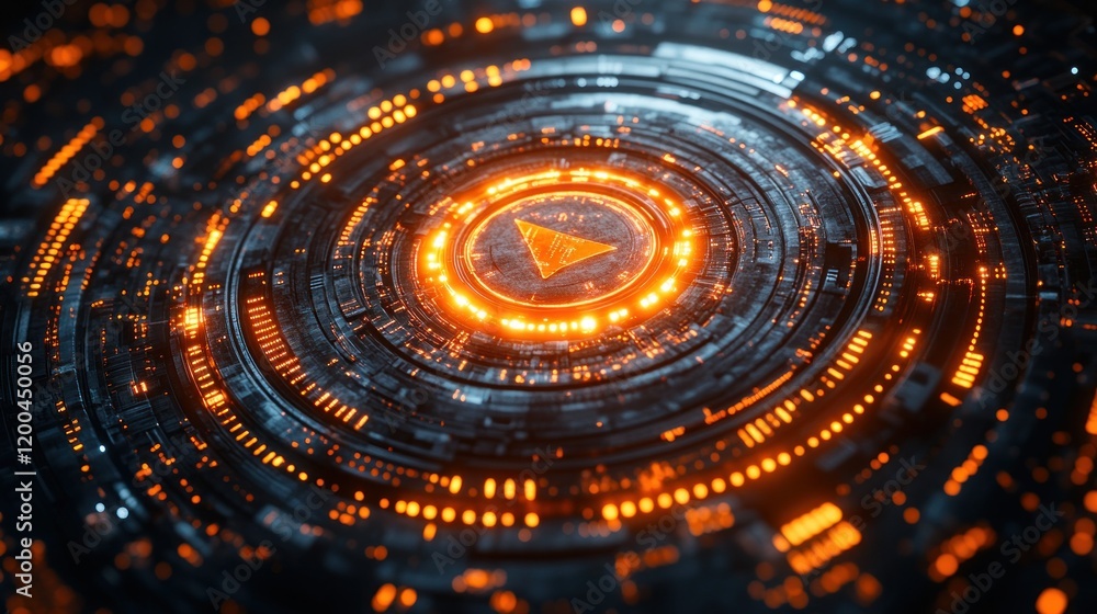 Cyber Attack Warning Symbol and Code Illustration, System Error and Malware Concept, Digital Security and Hack Alert Cyber Attack Warning Symbol and Code Illustration, System Error and Malware Concept, Digital Security and Hack Alert