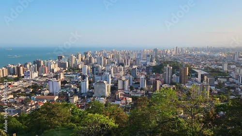 View of the city of Vila Velha in Espirito Santo.