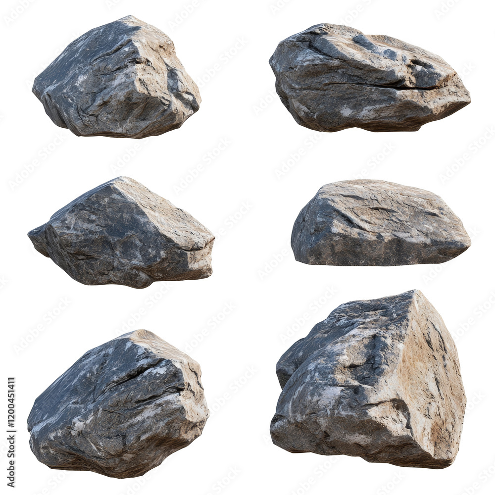 A collection of boulder rocks isolated on a transparent background for artistic and design purposes, Rock boulder isolated on transparent background A collection of boulder rocks isolated on a transparent background for artistic and design purposes, Rock boulder isolated on transparent background