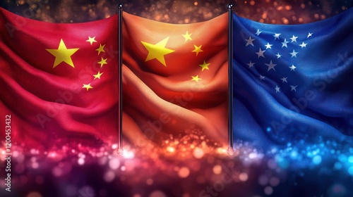 U.S. Taiwan China Relations Crisis Flags Diplomacy Conflict