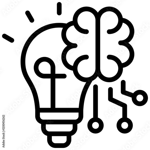 Cleverness Outline Icon