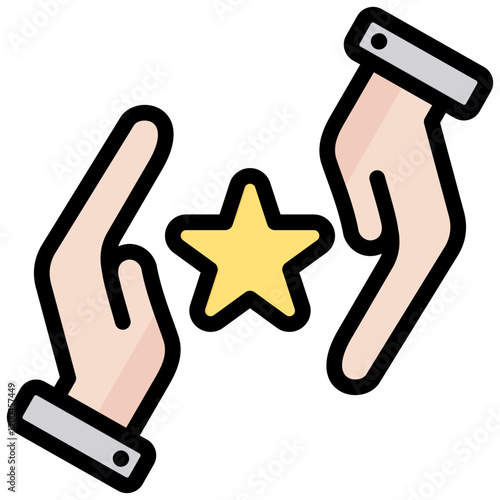 Finesse Outline Color Icon