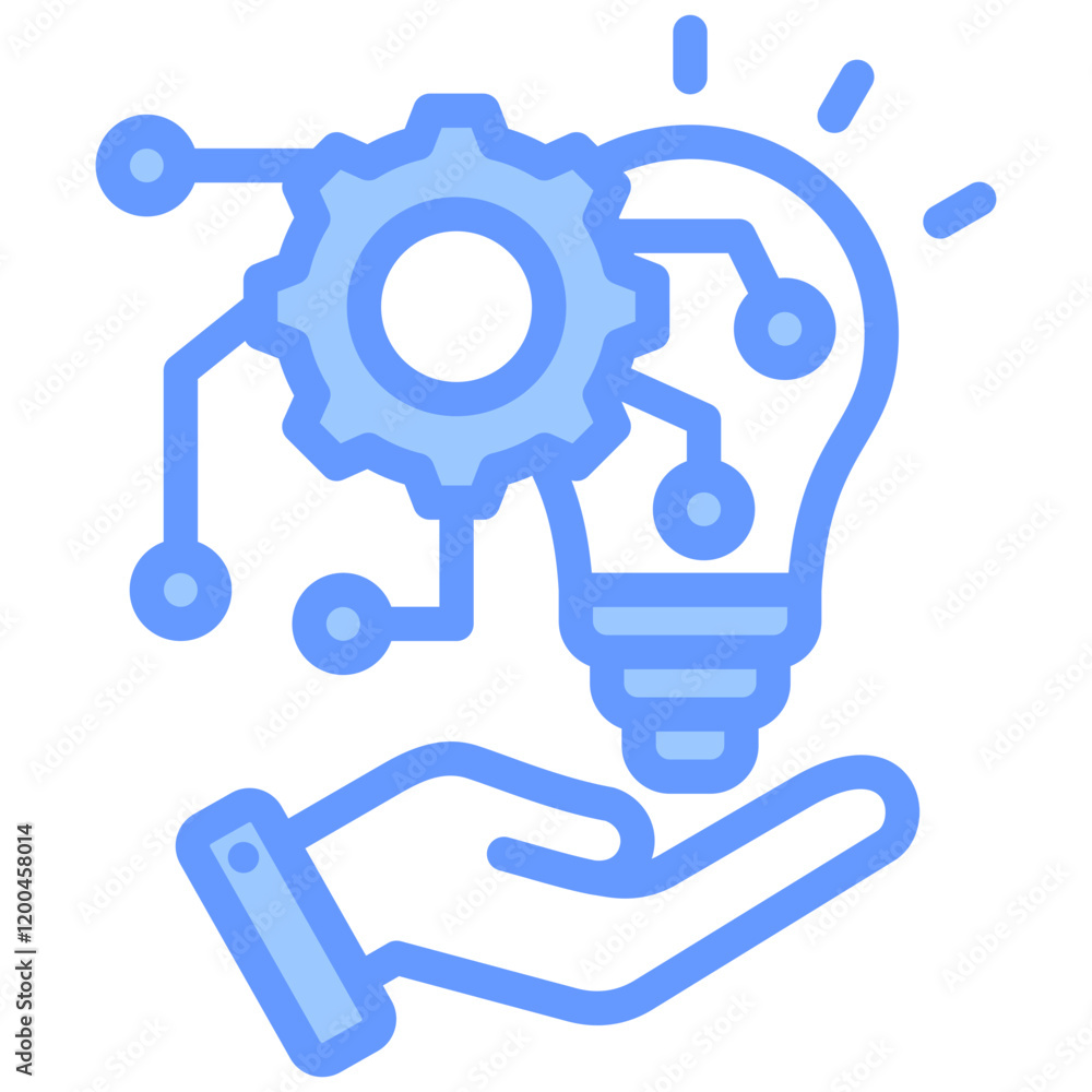 Innovation Blue Icon