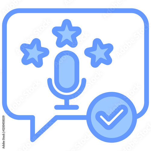 Fluency Blue Icon photo