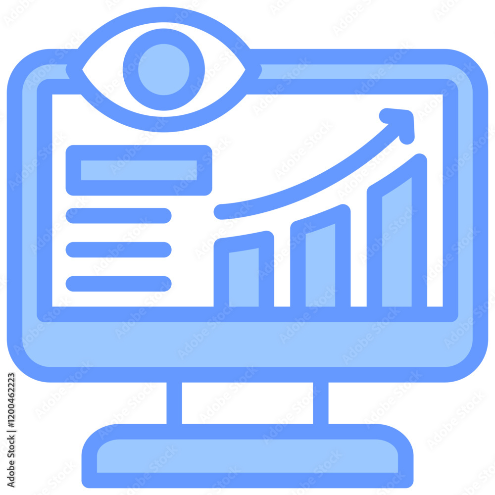 Monitoring Blue Icon Monitoring Blue Icon