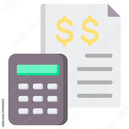 Budgeting Flat Icon