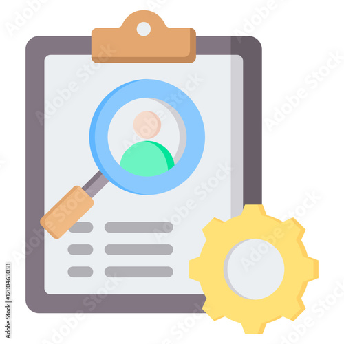 Case Management Flat Icon