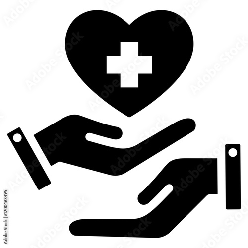 Caregiver Glyph Icon