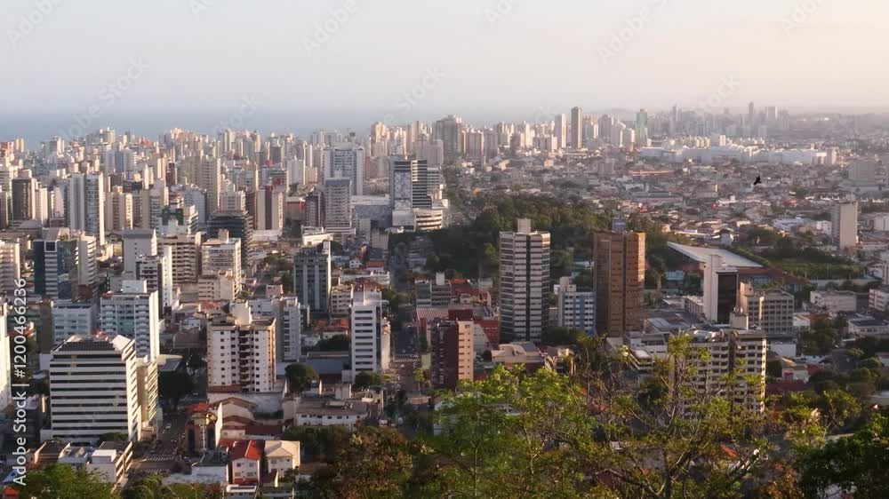 View of the city of Vila Velha in Espirito Santo. View of the city of Vila Velha in Espirito Santo.