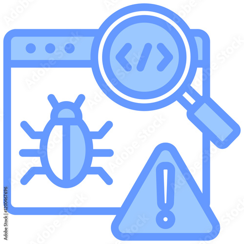 Debugging Blue Icon