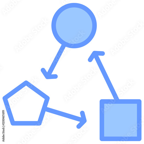 Dependency Blue Icon