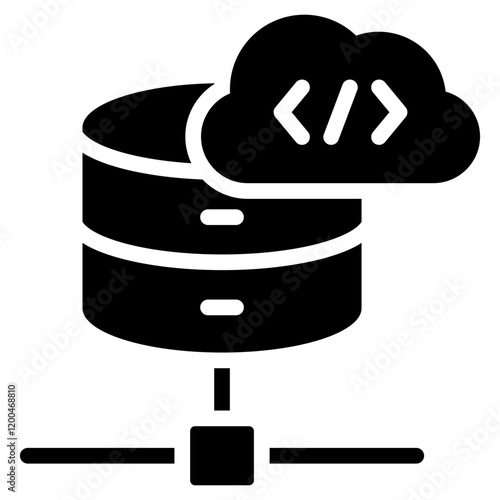 Database Glyph Icon