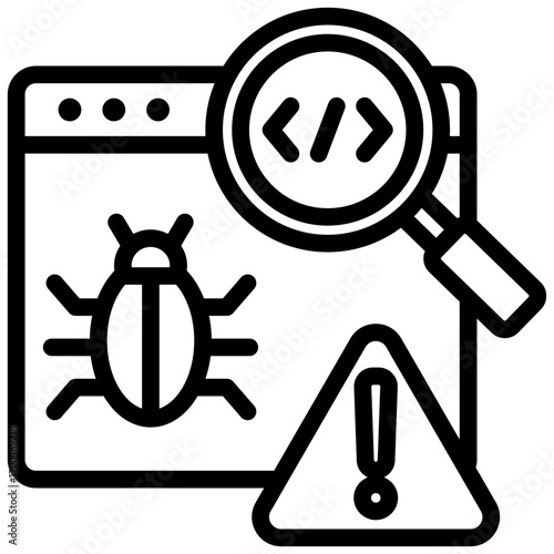 Debugging Outline Icon