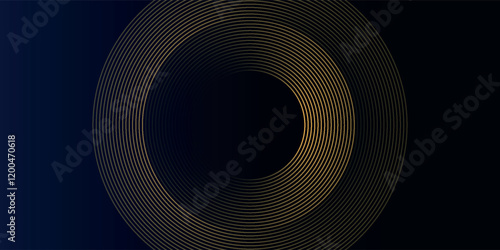 Abstract blue background with blue glowing diagonal geometric lines. Modern shiny blue rounded rectangle lines pattern. Minimalist graphic design. Futuristic technology concept