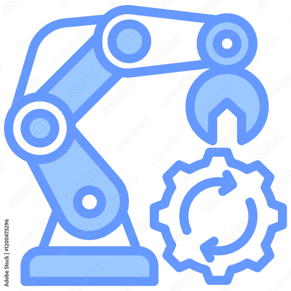 Autonomous Robotic Blue Icon Autonomous Robotic Blue Icon