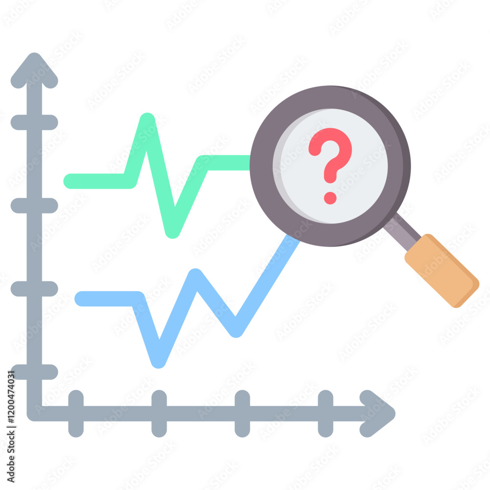 Predictive Analytics Flat Icon Predictive Analytics Flat Icon
