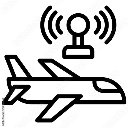 Unmanned Outline Icon