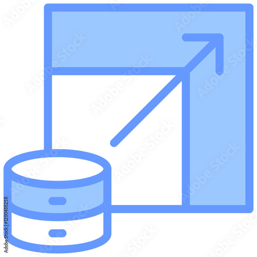 Scalability Blue Icon