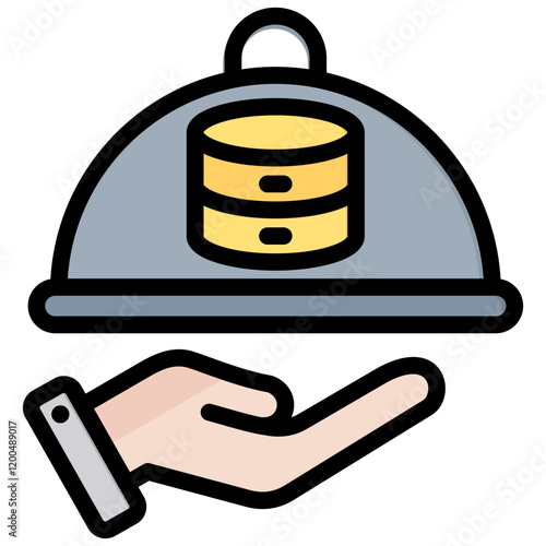 Data Steward Outline Color Icon