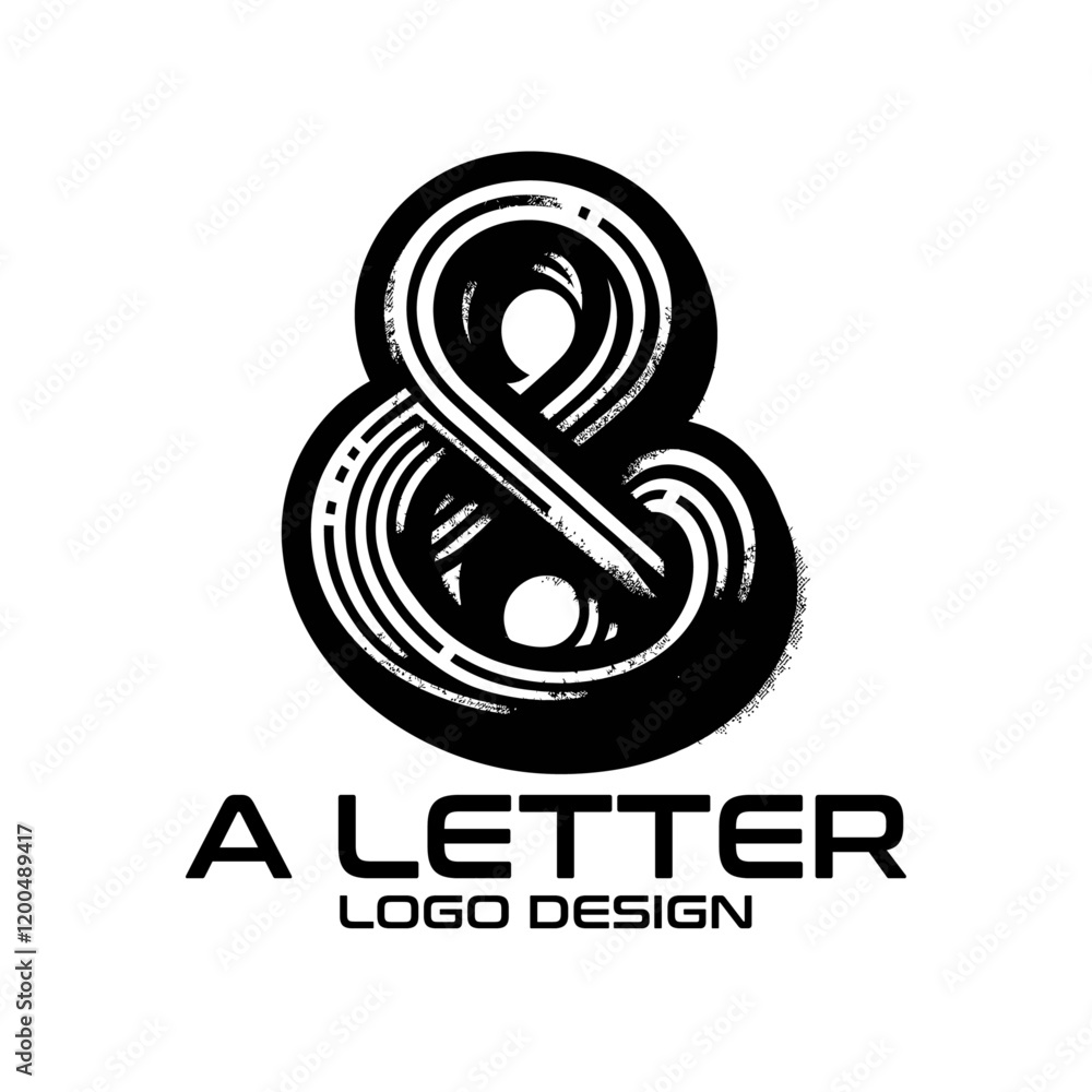 Fototapeta premium A Letter Vector Logo Design