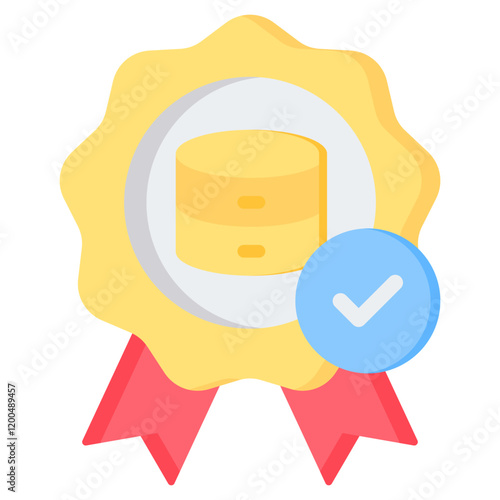 Data Quality Flat Icon