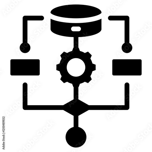 Algorithm Glyph Icon