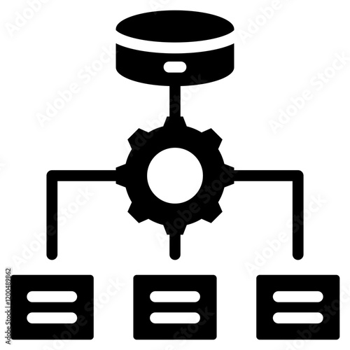 Integration Glyph Icon
